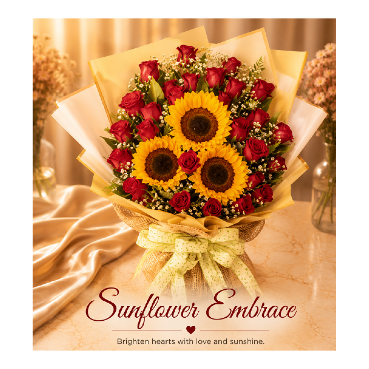 Sunflower Embrace